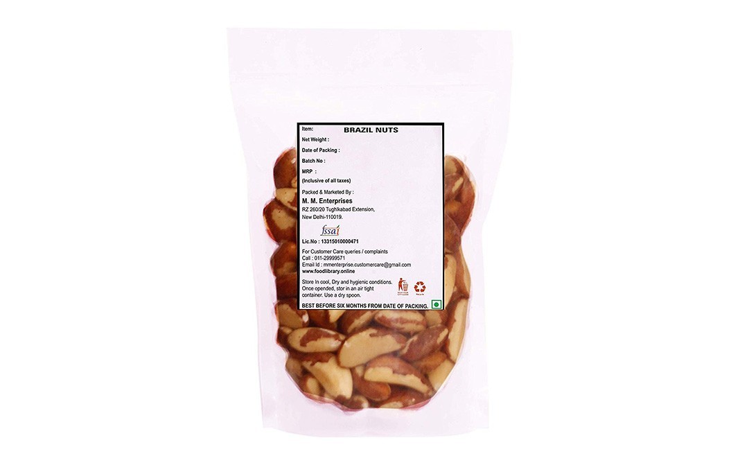 Food Library Brazil Nuts    Pack  200 grams